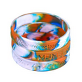 Promotional Swirl Silicone Bracelets, Debossed Customized Rubber Bands,